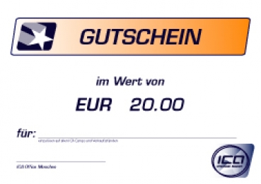 GIFT VOUCHER ON 20 EURO (ONLINE SHOP)