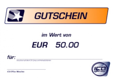 GIFT VOUCHER ON 50 EURO (ONLINE SHOP)
