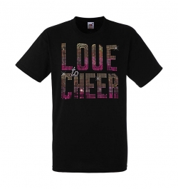*GLAMOUR COLLECTION* LOVE TO CHEER T-SHIRT