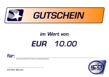 GUTSCHEIN über 10 Euro (Online-Shop)
