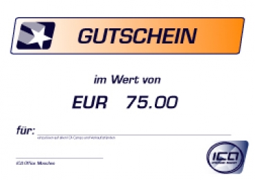 GUTSCHEIN über 75 Euro (Online-Shop)